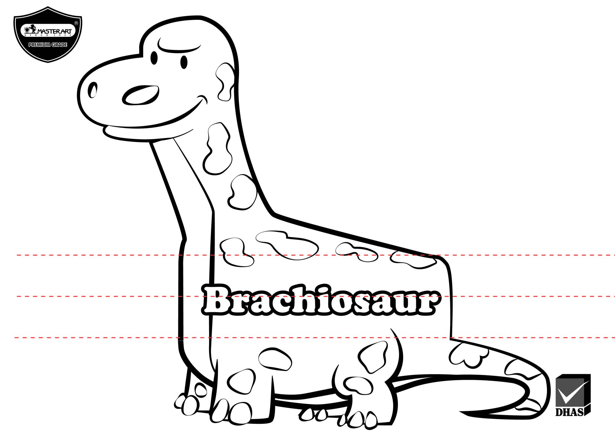 พับกระดาษ_Brachiosaur_MasterArt