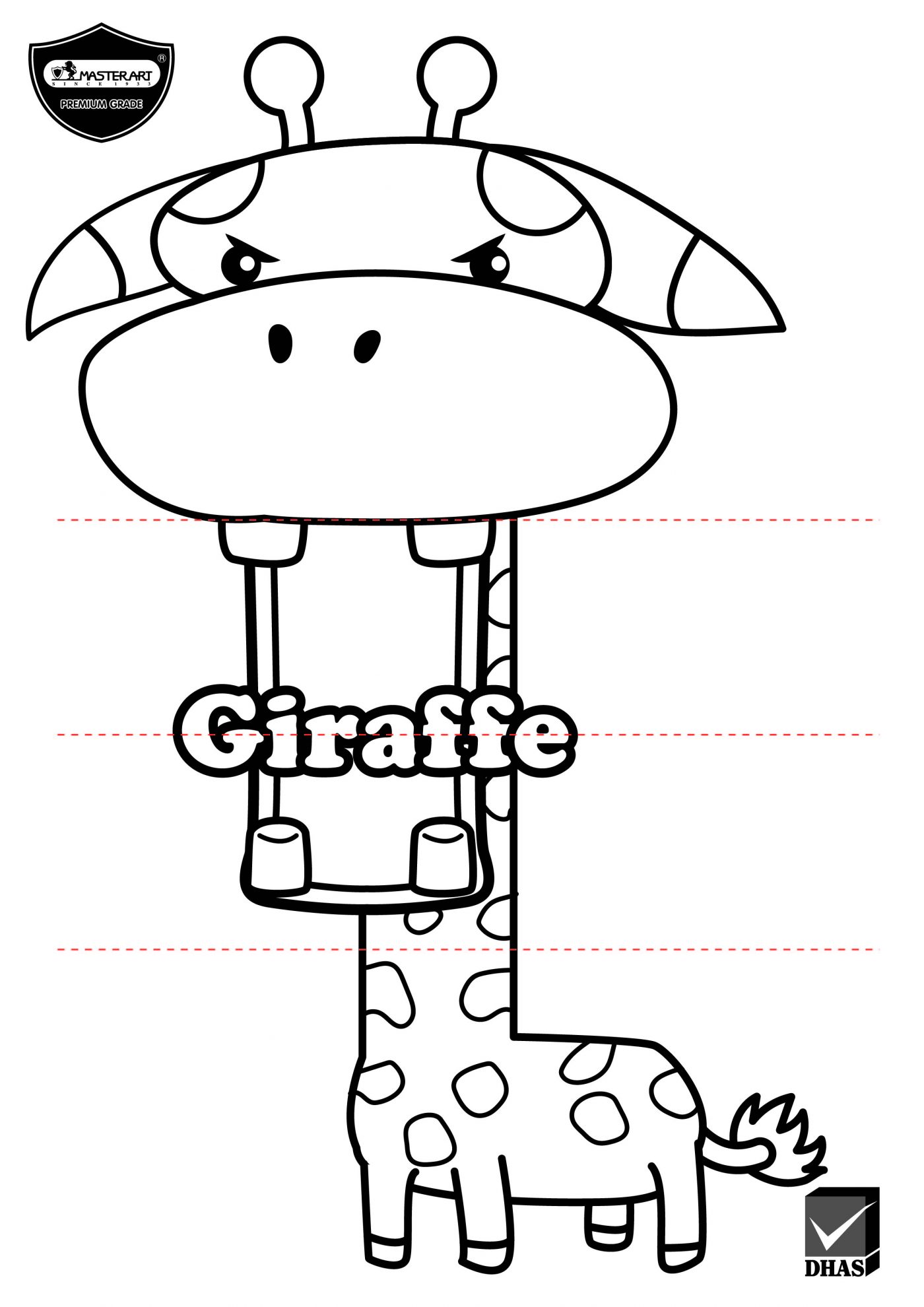 พับกระดาษ_Giraffe_MasterArt