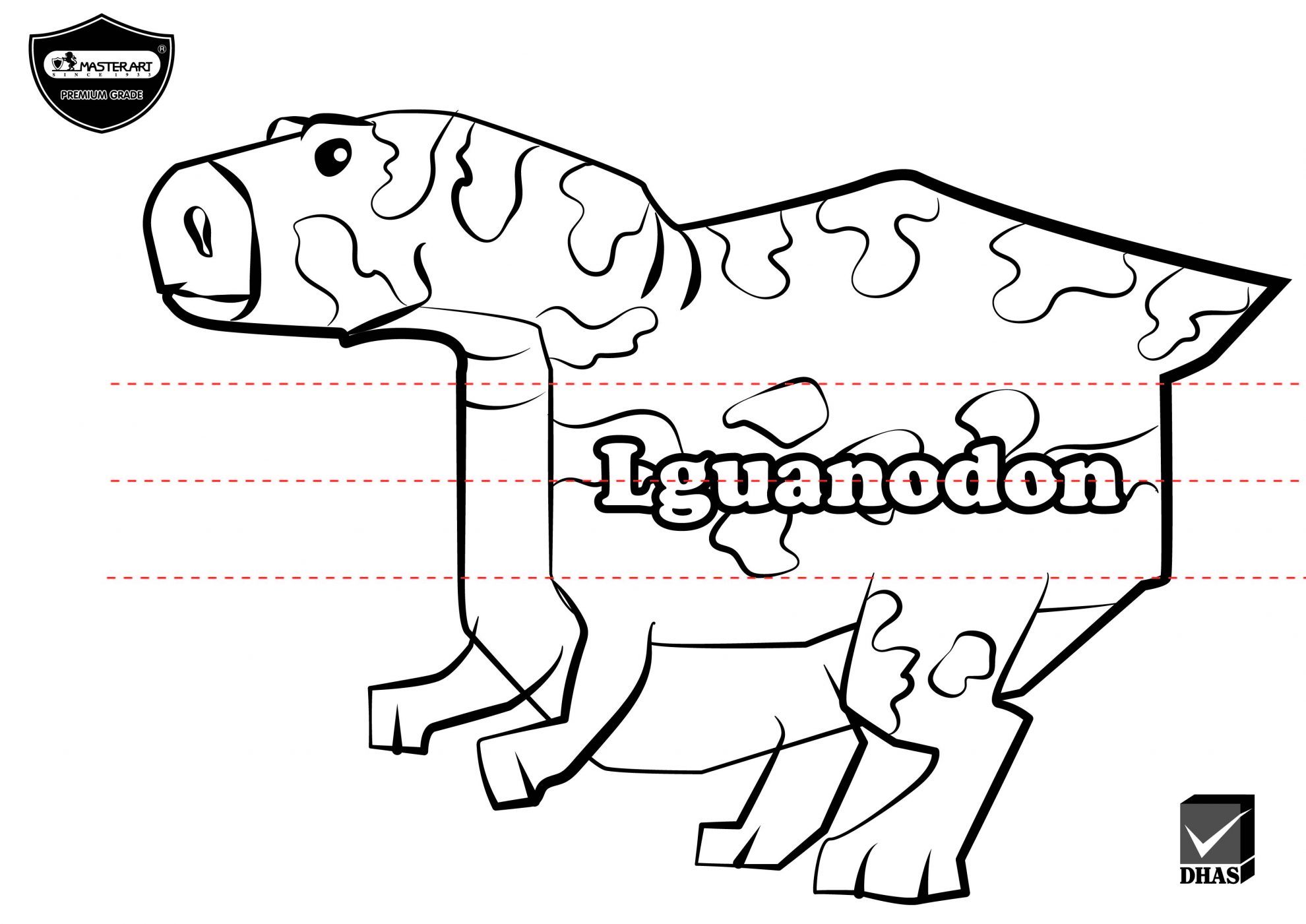 พับกระดาษ_Lguanodon_MasterArt