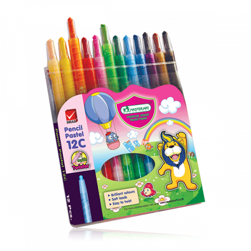 ดินสอสีพาสเทล มาสเตอร์อาร์ต 12 สี