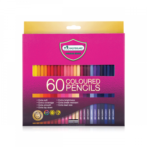 ดินสอสีไม้ มาสเตอร์อาร์ต 60 สี