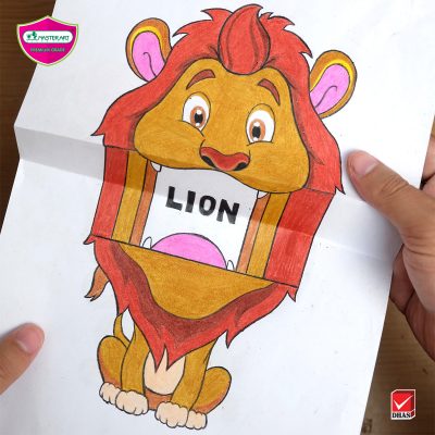 Master Art Pop up Lion