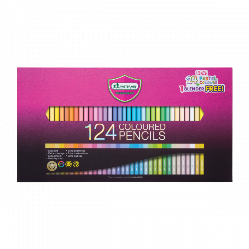 ดินสอสีไม้ 124 สี มาสเตอร์อาร์ต