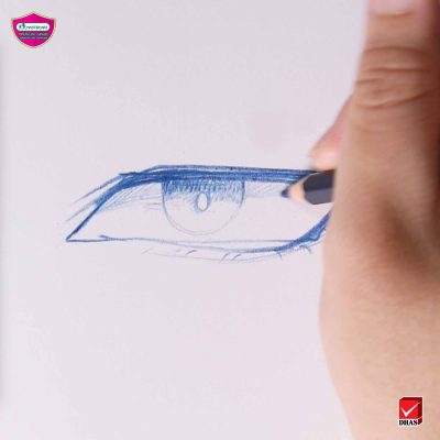 การวาดดวงตาอะนิเมะ ยังไง ให้เท่ แบบนักวาดมือโปร ด้วยสีไม้ Master Art
