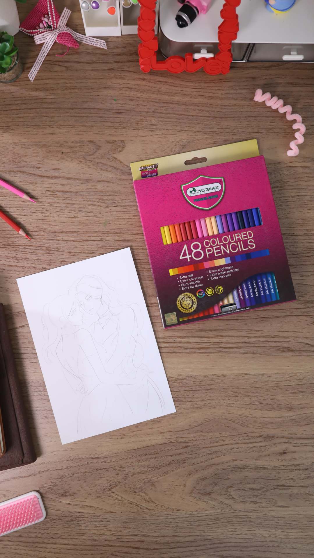 อุปกรณ์วาดภาพสีไม้ Master Art Xtream