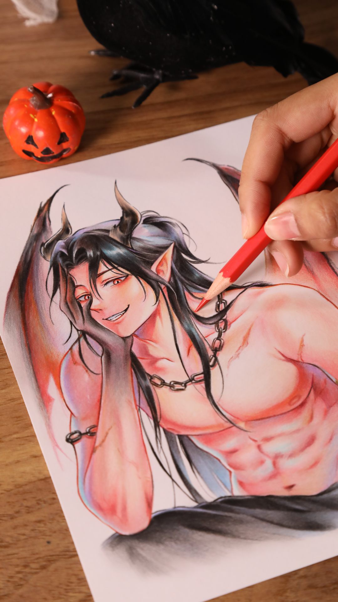 ขั้นตอนการวาด 3 ผีหล่อ ฮาโลวีน มัมมี่